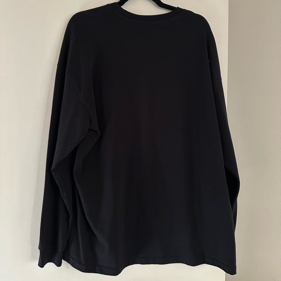 3/50$ Black long-sleeve / size large / unisex / drop shoulder sweater - Picture 8 of 12